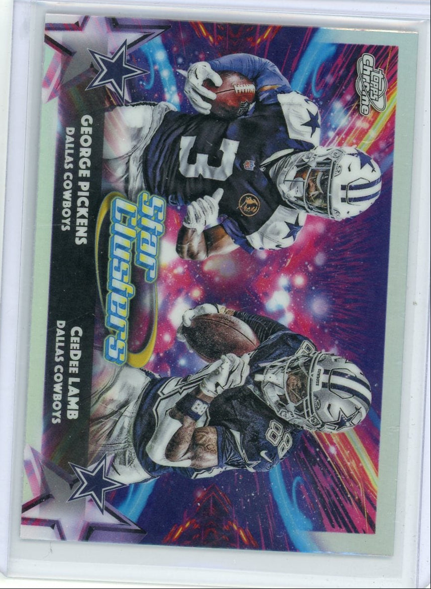 George Pickens / CeeDee Lamb 2025-26 Topps Chrome Star Clusters Refractor