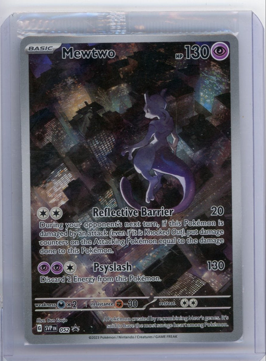 Mewtwo Pokémon Black Star Promo Illustration Rare #052 (sealed)