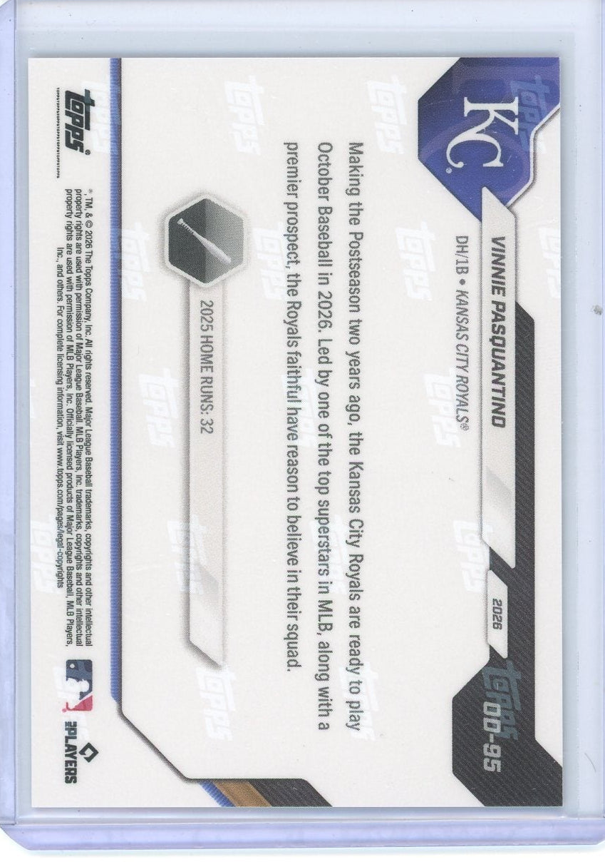 Vinnie Pasquantino 2026 Topps Now Opening Day Gold Foil #'d 46/50
