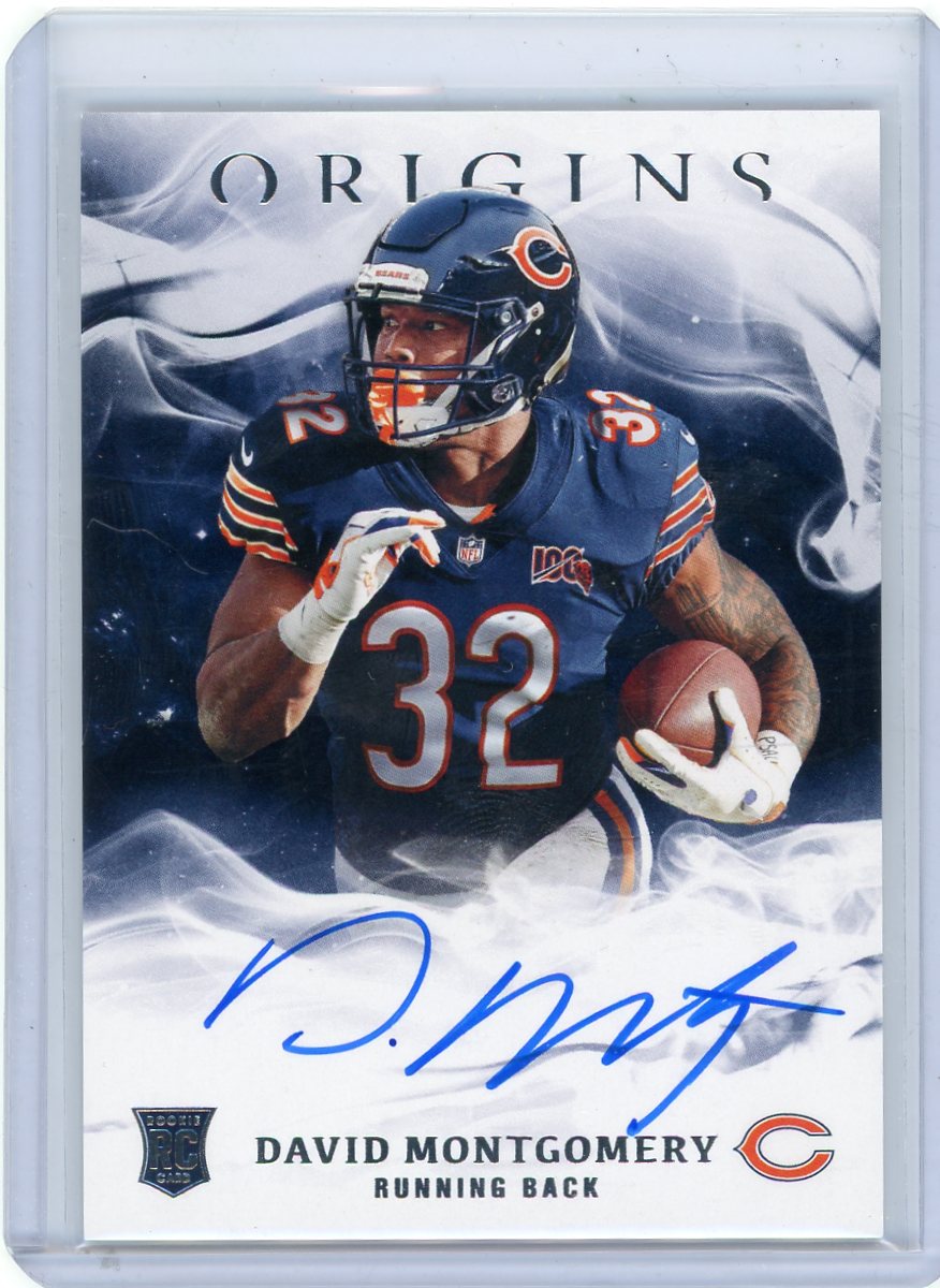 David Montgomery 2019 Panini Origins Autograph Rookie Card