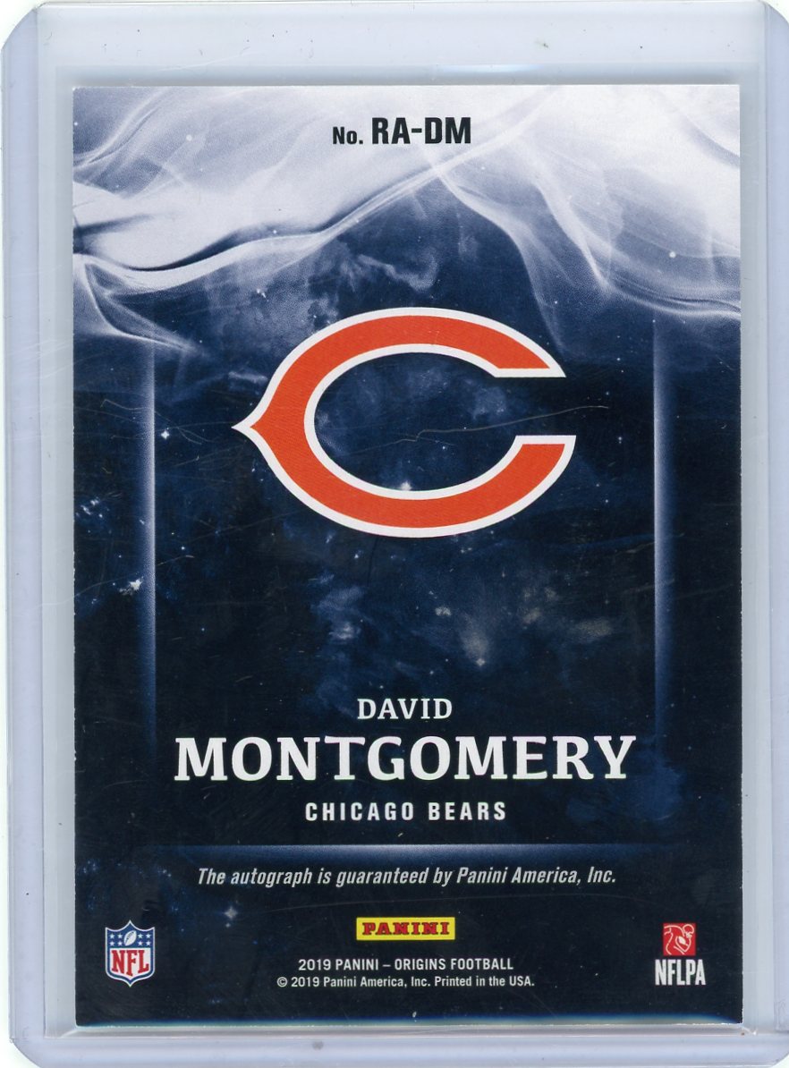 David Montgomery 2019 Panini Origins Autograph Rookie Card