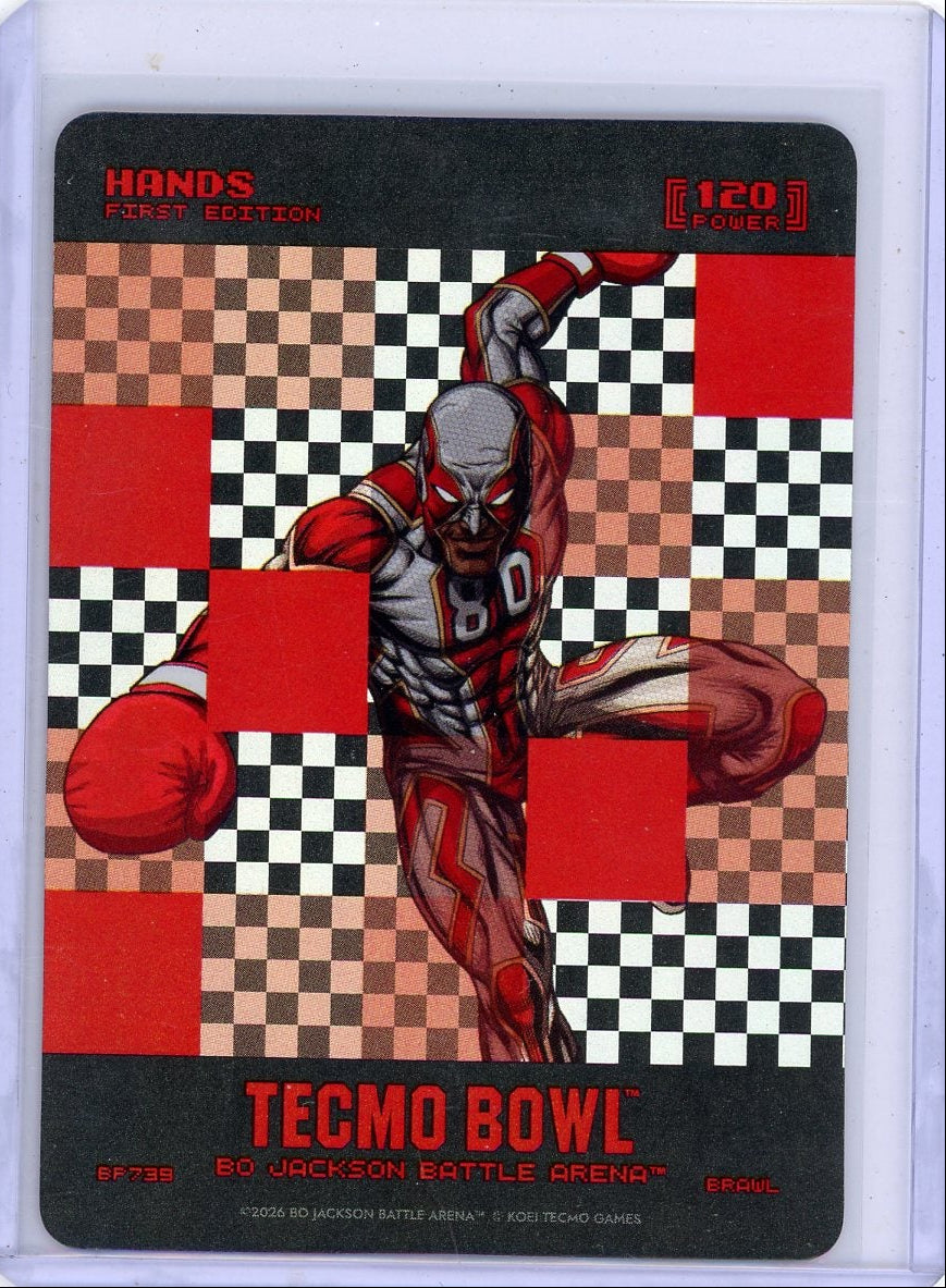 Jerry Rice Bo Jackson Battle Arena: Tecmo Bowl "Hands" Big Pixel Brawl #BP739