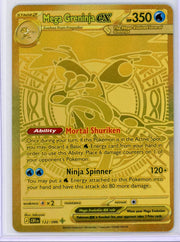 Mega Greninja ex Pokémon Gold Mega Hyper Rare #122/086