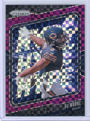 DJ Moore 2024 Panini Prizm Hype Purple Power #'d 32/49