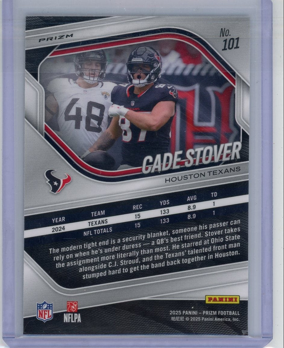 Cade Stover 2025 Panini Prizm Tiger Choice #101