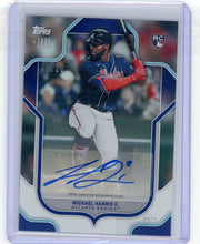 Michael Harris II 2023 Topps x J-Rod The Show Out Collection Rainbow Foil Autograph /99 Rookie Card