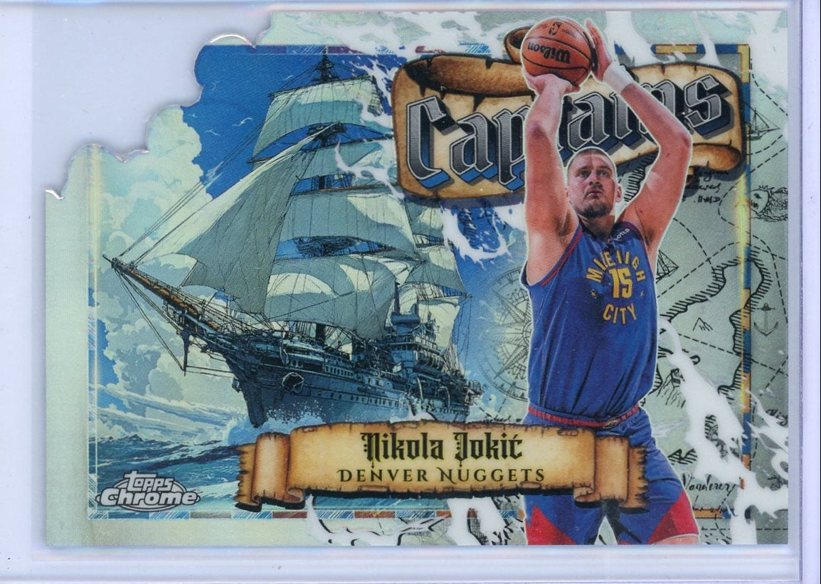 Nikola Jokic 2025-26 Topps Chrome Update Captains SSP