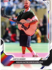 Justin Bieber 2026 Topps NOW #JB01