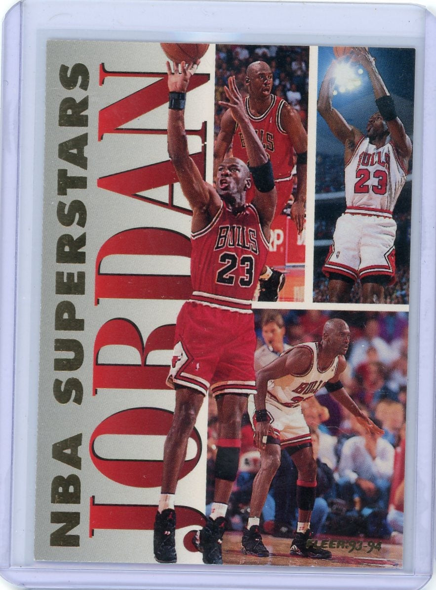 Michael Jordan 1993-94 Fleer NBA Superstars #7