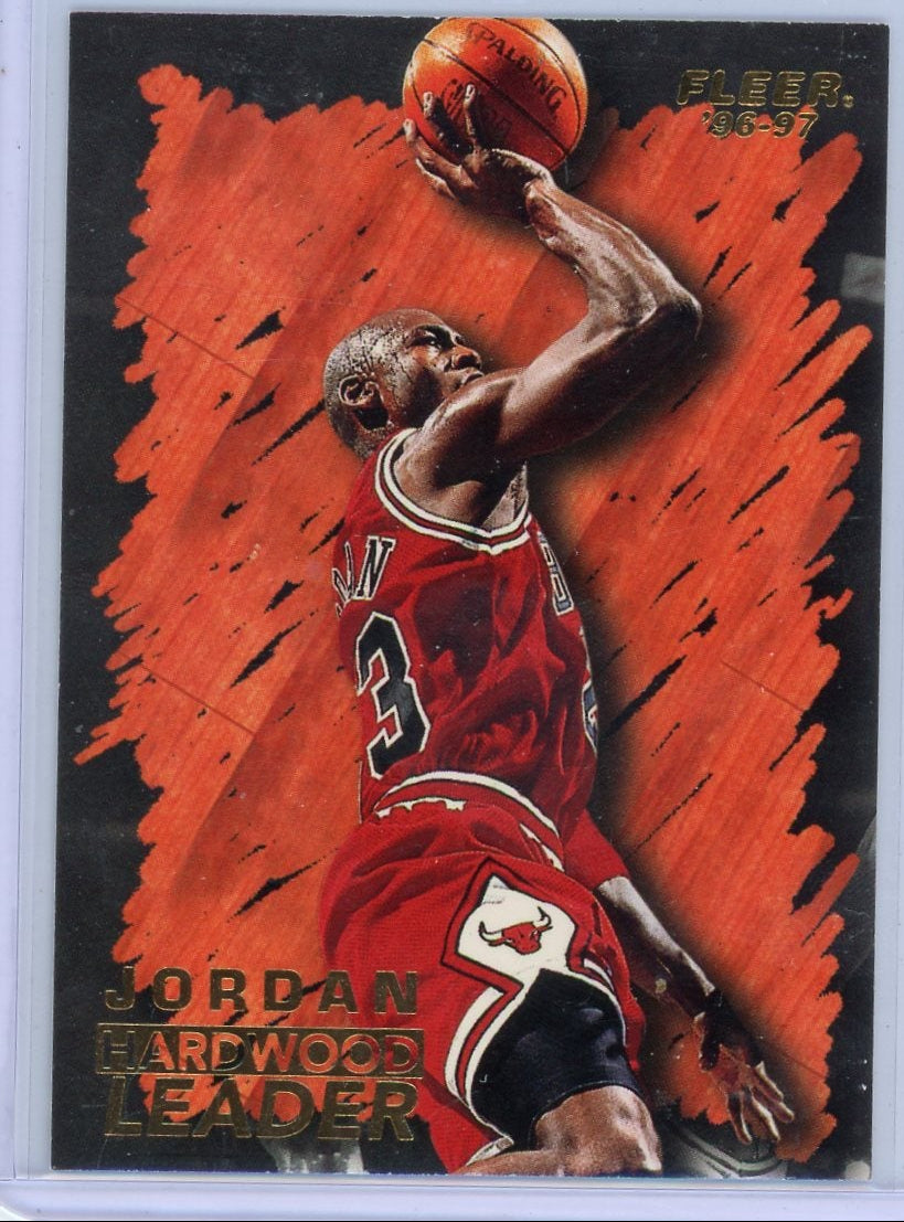 Michael Jordan 1996 Fleer Skybox Hardwood Leader #123