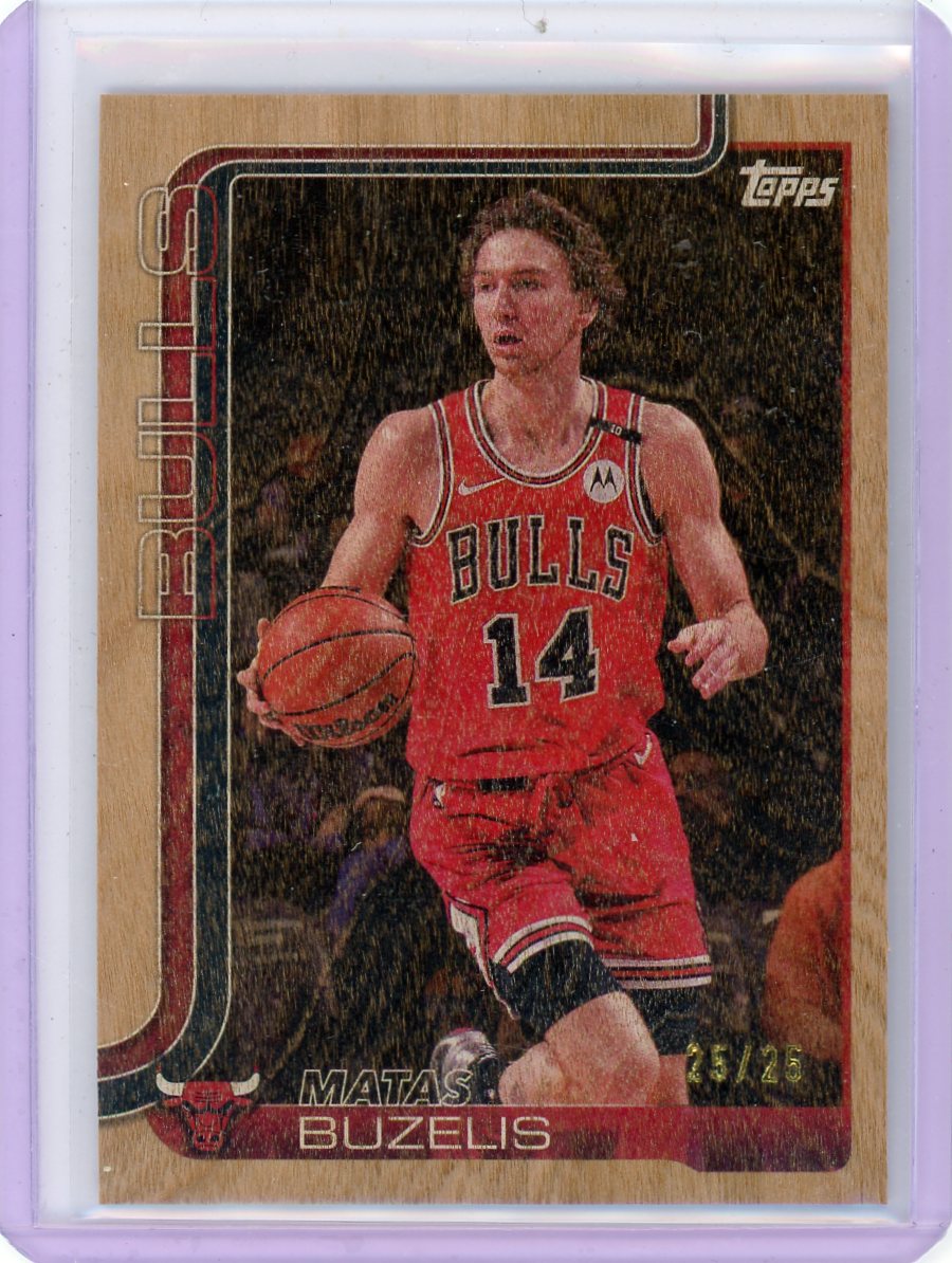 Matas Buzelis 2025-26 Topps Wood #'d 25/25