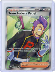 Team Rocket's Petrel Pokémon Destined Rivals #226/182