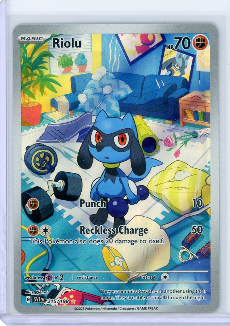 Riolu 2023 Pokemon Scarlet Violet Illustration rare 