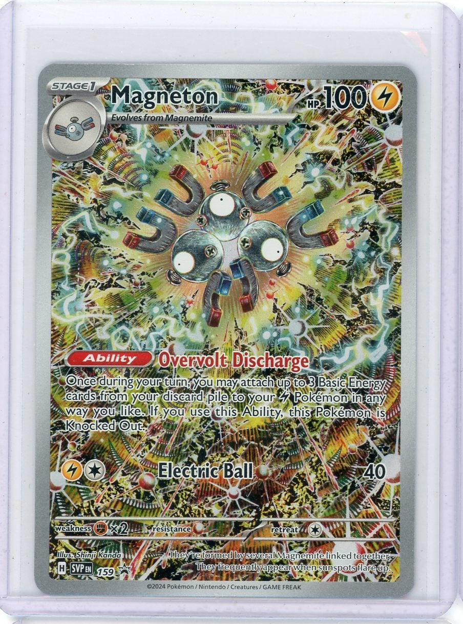 Magneton Pokémon Scarlet Violet Black Star Promo #159