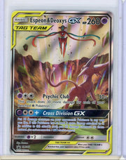 Espeon & Deoxys GX Tag Team 2020 Pokemon Black Star Promo #SM240