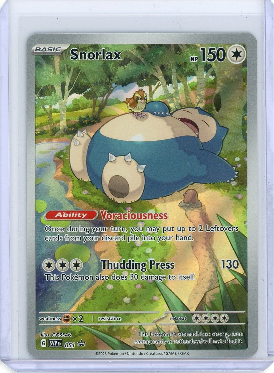 Snorlax Pokémon 151 Black Star Promo #051