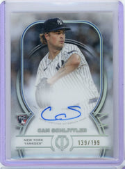 Cam Schlittler 2026 Topps Tribute Autograph #'d 139/199