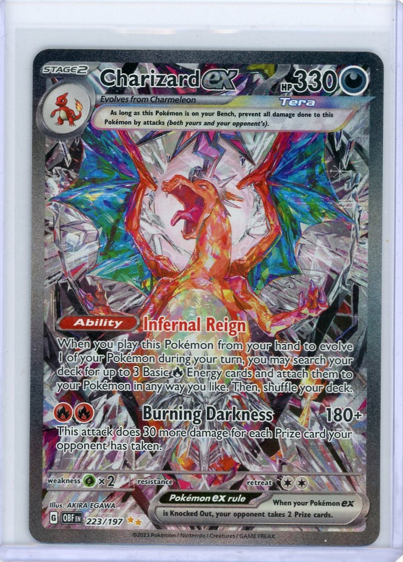 Charizard ex 2023 Pokemon Obsidian Flames Special Illustration rare 