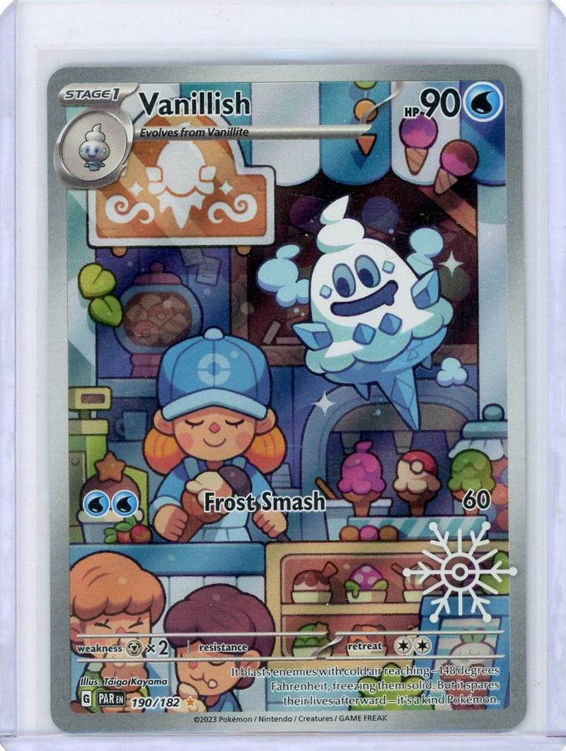 Vanillish 190/182 Pokémon Holiday Calendar 2025 Festive Stamp Promo Card