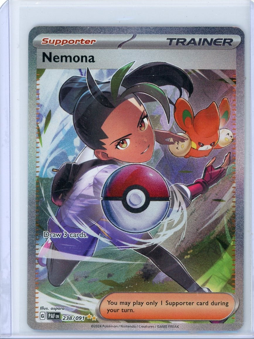 Nemona Pokémon Paldean Fates Special Illustration Rare #238/091