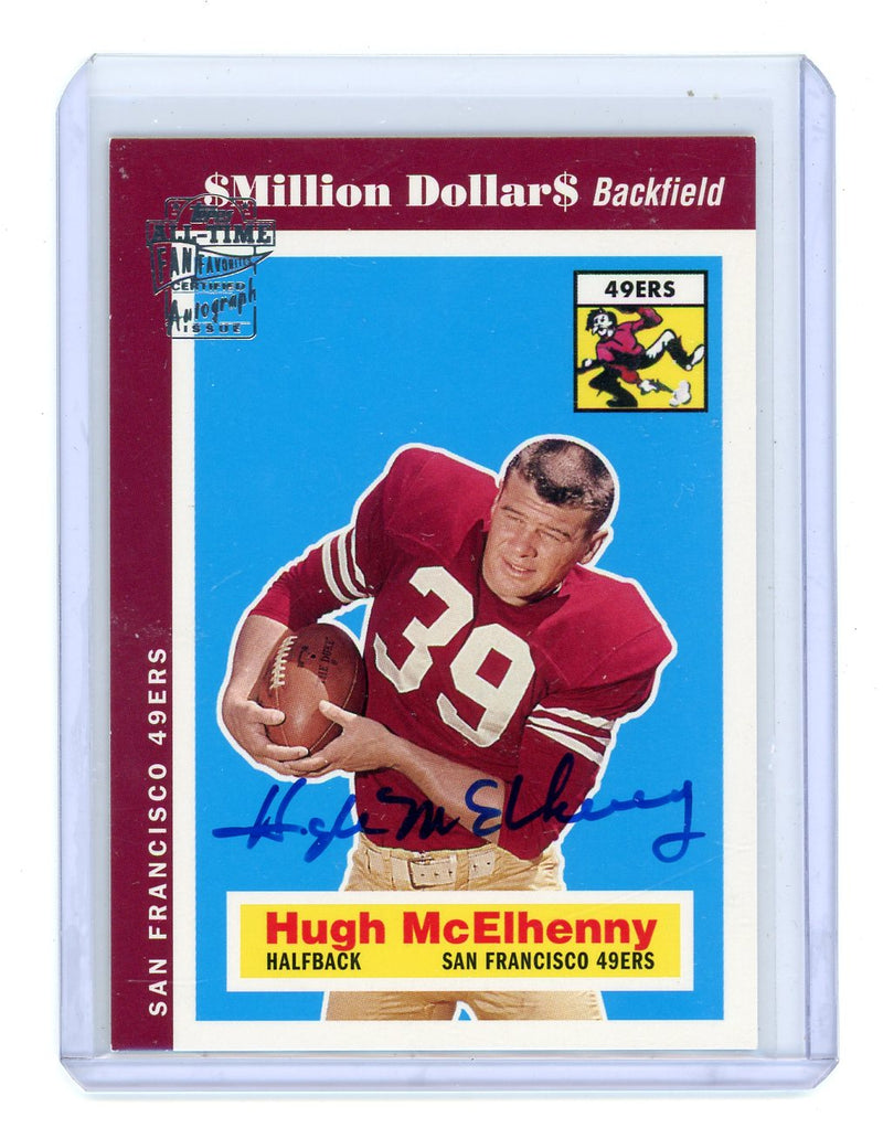 Hugh McElhenny 2004 Topps All-Time Fan Favorites Autograph 