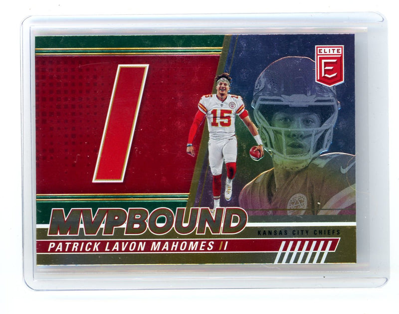 Patrick Mahomes 2023 Donruss Elite MVP Bound "I" 