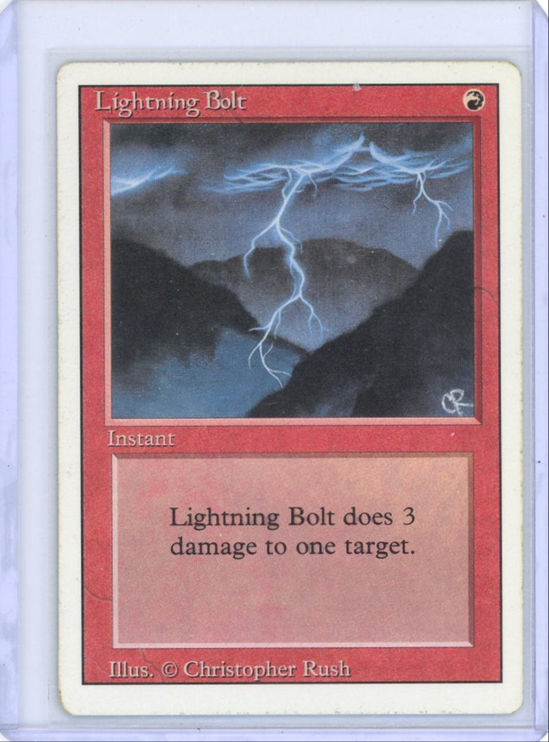 Lightning Bolt Magic the Gathering Unlimited 