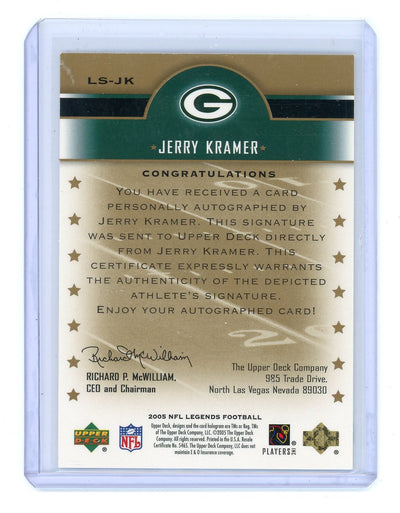 Jerry Kramer 2005 Upper Deck Legendary Signatures Autograph #LS-JK