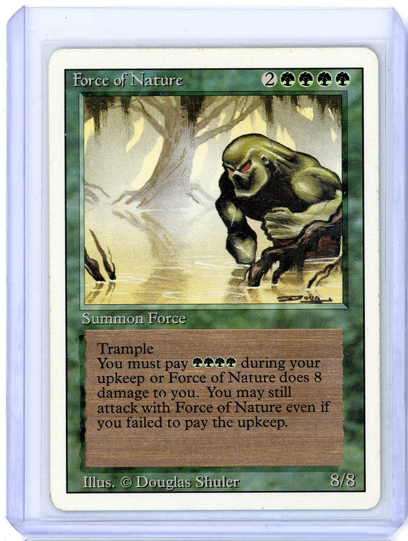 Force of Nature Magic the Gathering Unlimited 