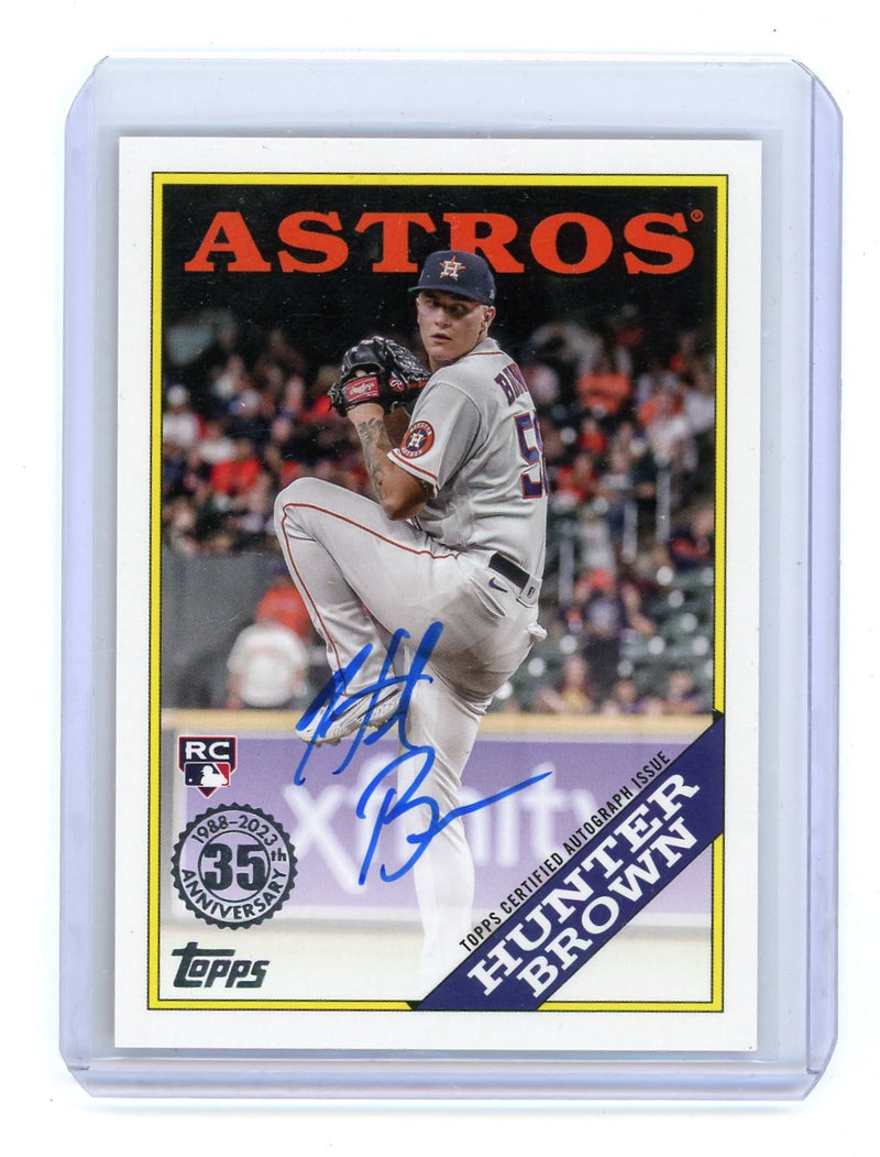 2023 Topps Rookie Card of Hunter Brown - Astros HOT HOT