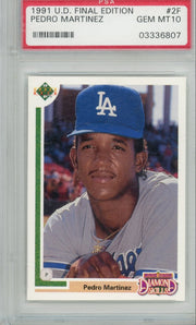 Pedro Martinez 1991 Upper Deck Final Edition #2F PSA 10
