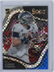 Carson Strong 2022 Panini Select Draft Field Level checkerboard prizm #'d 26/75 rookie card