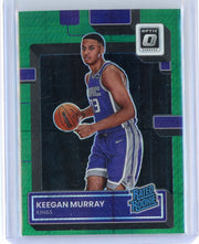 Keegan Murray 2022-23 Panini Donruss Optic green hyper prizm rookie card
