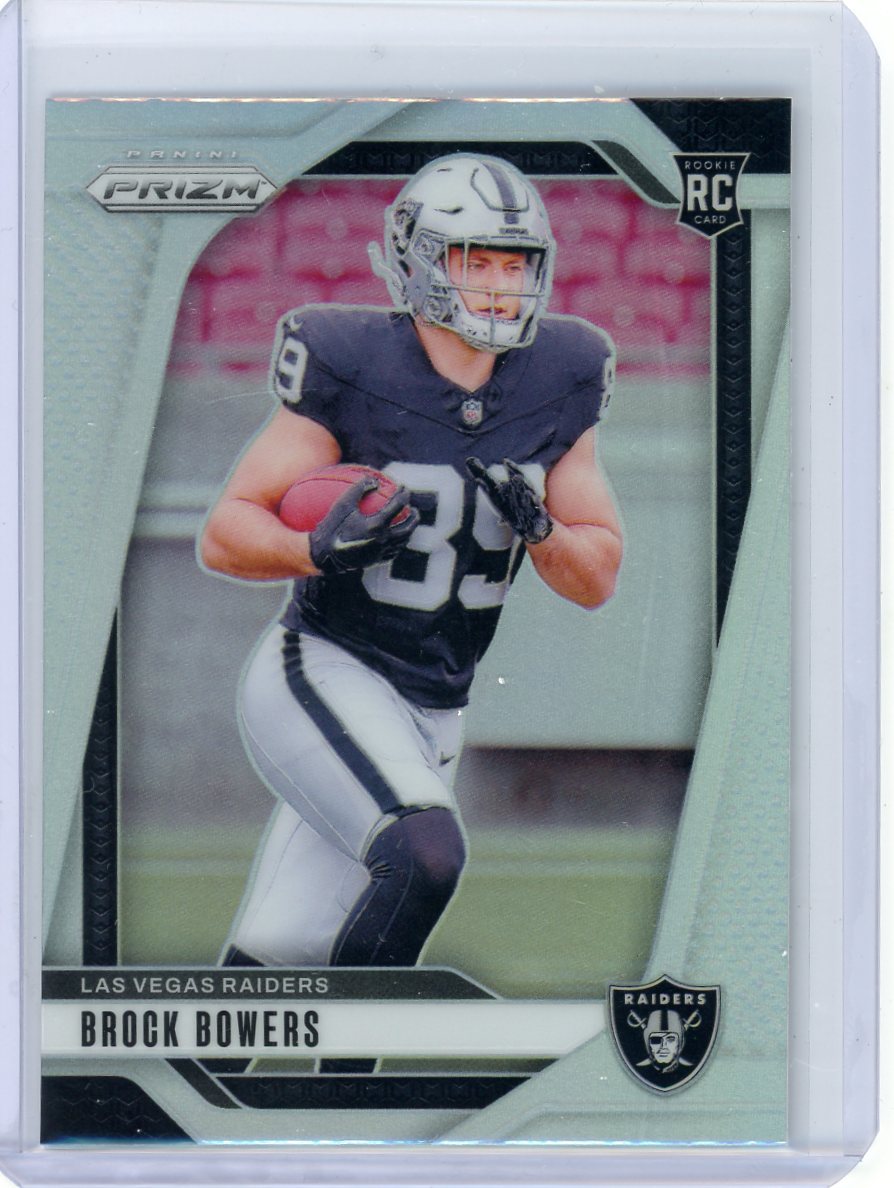 Brock Bowers 2024 Panini Silver Prizm RC