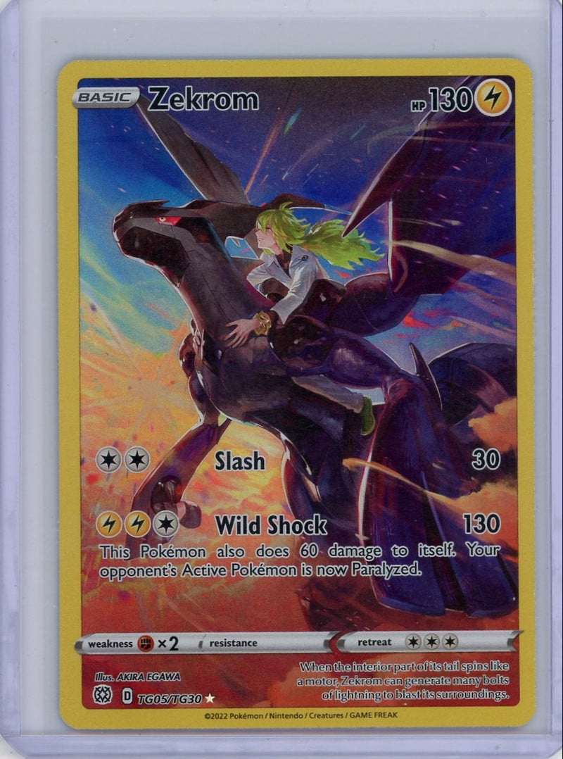 Zekrom Brilliant Stars full art rare holo TG05/TG30