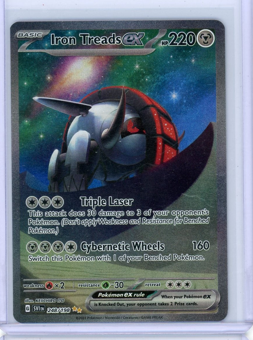 Iron Treads ex Pokémon Scarlet & Violet Special Illustration Rare #248/198
