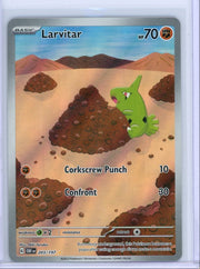 Larvitar Pokémon Obsidian Flames Illustration Rare #203/197