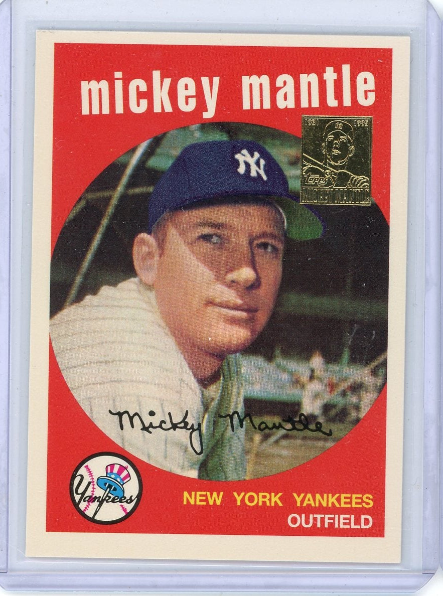 Mickey Mantle 1996 Topps '59 Reprint