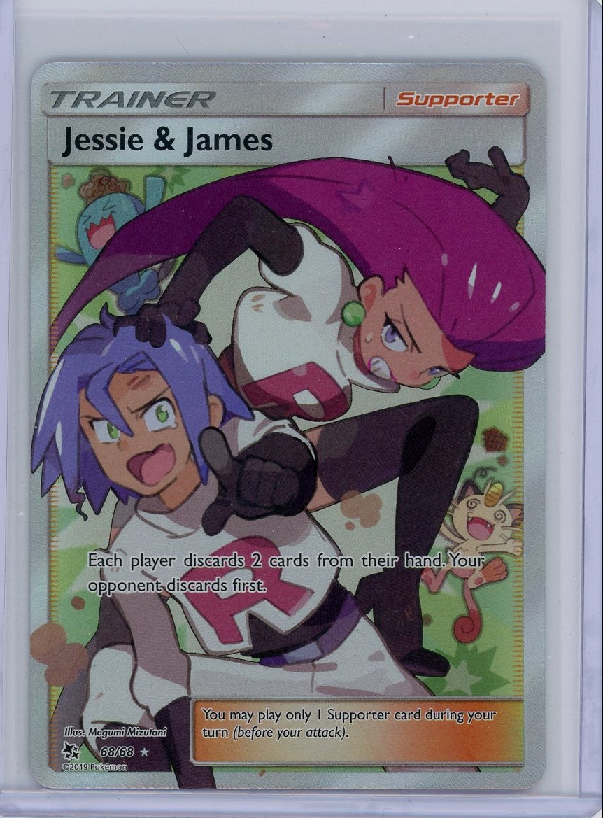 Jessie & James Pokemon Hidden Fates Full-Art #68/68