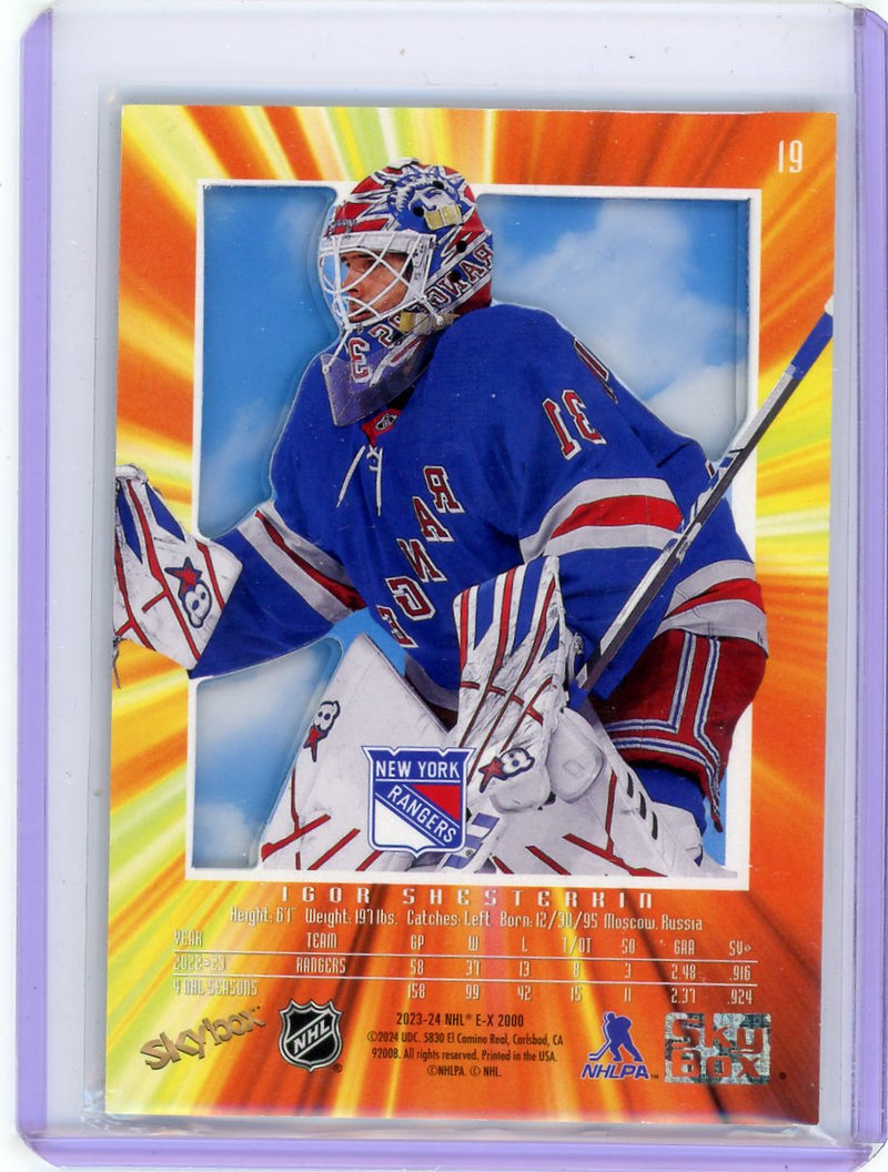 Igor Shesterkin 2023-24 SkyBox E-X 2000 