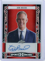 Joe Buck 2024 Leaf Sports Heroes autograph #'d 18/25
