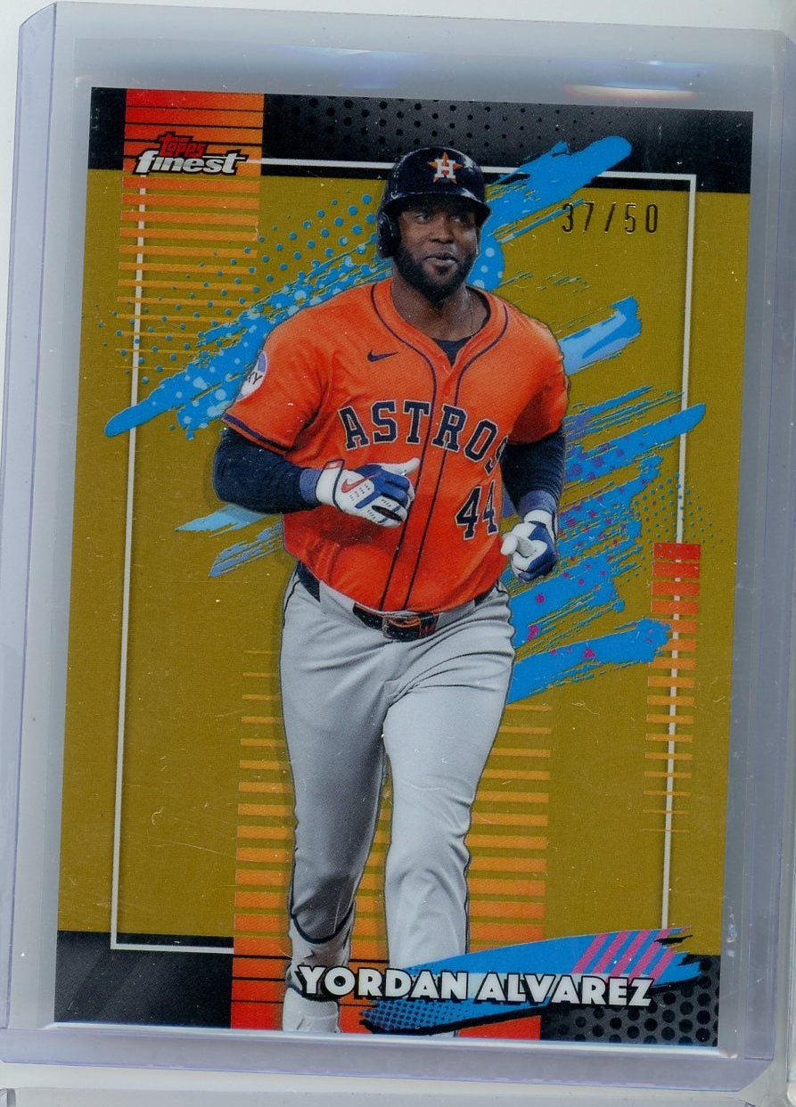 Yordan Alvarez 2026 Topps Finest #'d 37/50