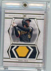 Oneil Cruz 2025 Topps Definitive Patch #'d 21/50