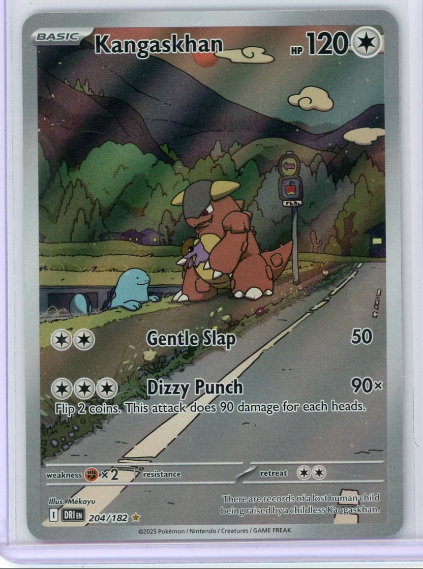 Kangaskhan Pokémon Destined Rivals Illustration Rare #204/182