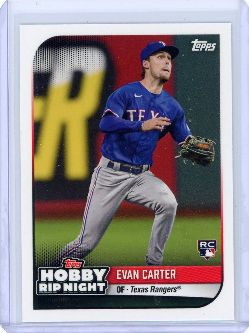 Evan Carter 2024 Topps Hobby Rip Night Rookie Card