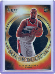 Alexandre Sarr 2024-25 Panini Select Solar Eclipse SP rookie card