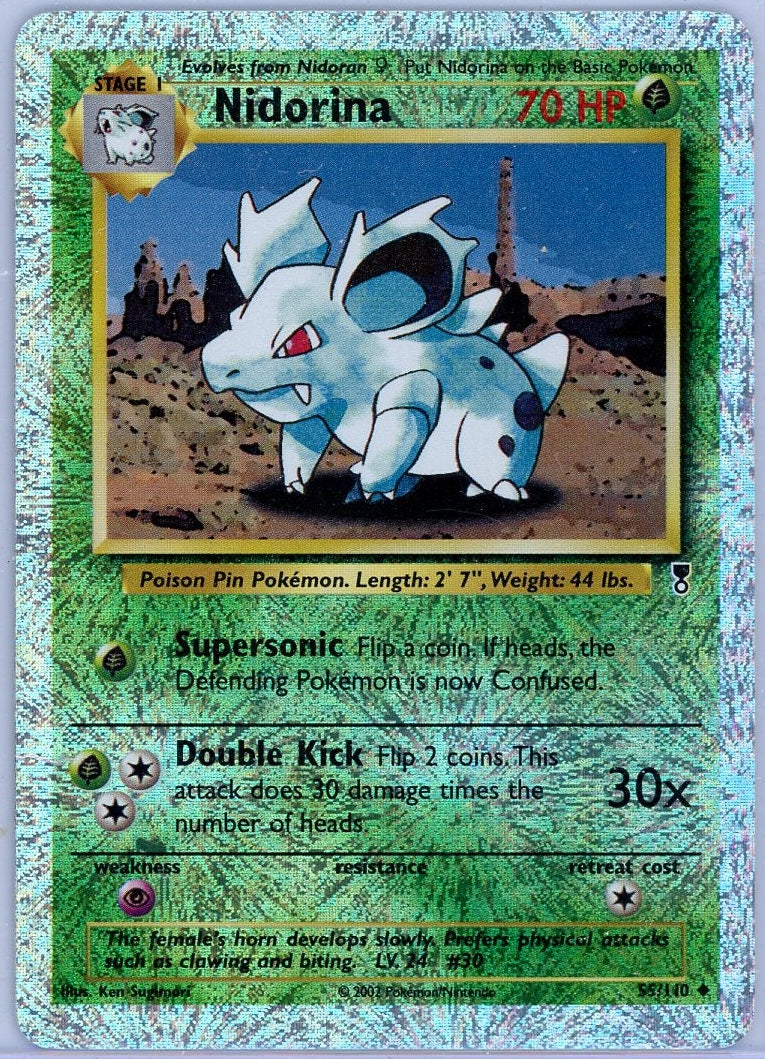 Nidorina Pokemon Legendary Collection Reverse Holo (LP) #55/110