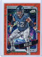 Jason Kelce 2024 Topps Chrome Cosmic Lunar Eclipse Refractor #'d 08/10