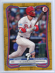 Bryce Harper 2026 Bowman Baseball Gold #'d 03/50 (JRSY #)