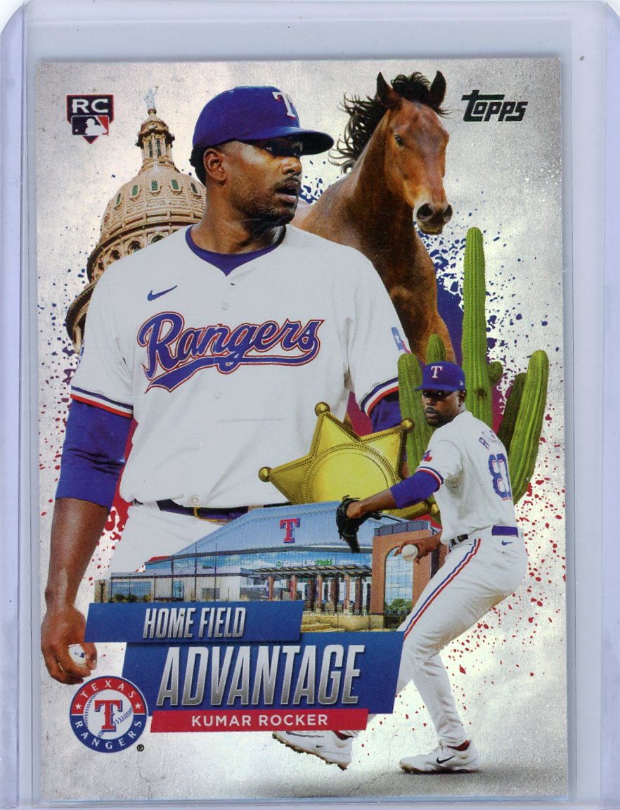 Kumar Rocker Cricket Kumar Rocker 2025 Topps Home Field Advantage RC – Piece Of The Game